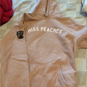 Miss Peaches the pitbull barstool Tan Hoodie